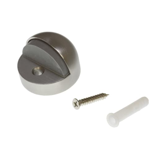 Taymor Dome Door Stop, High Profile, Satin Nickel